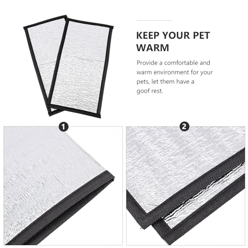 Alfombrilla térmica para reptiles 2 pcs con película reflectante miniatura 7