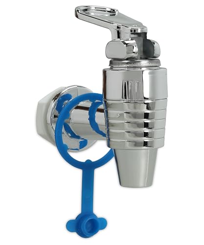 Image of RO Tap Set - Universal Water Purifier Tap - Silver - Suitable for all RO /UV /UF water purifiers, water pots, and plastic cans (Pack of 2)