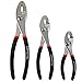 Stalwart 75-HT3004 Utility Slip Joint Plier Set with Storage Pouch, 3 Piece