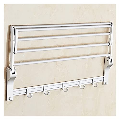 Porte-serviettes en aluminium support mural salle de bain douche