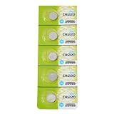 HUANGING CR1220 Knopfzellenbatterien, 3 V, Lithium-Knopfbatterie, CR1220 Batterien für Spielzeug...