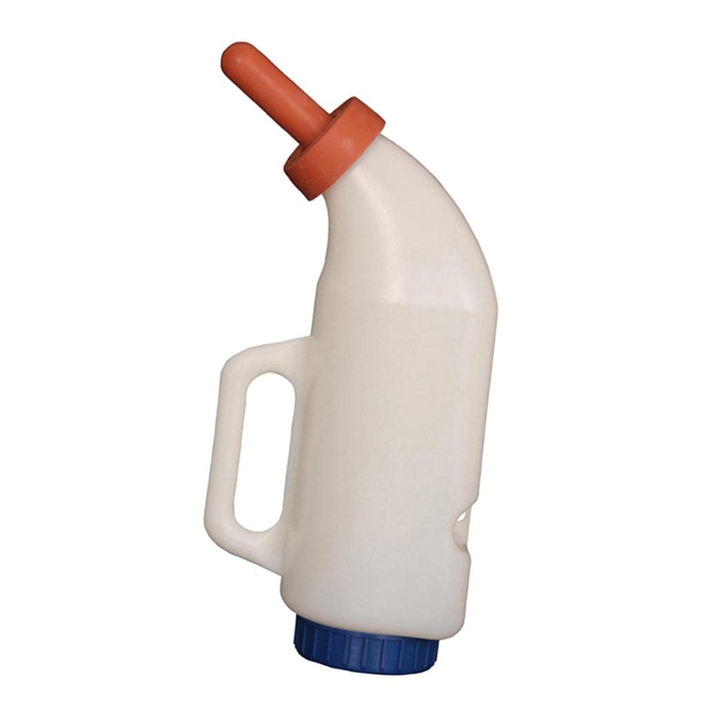 CLUB BOLLYWOOD 2L/4L Calf Milk Bottle Hand Rearing Poddy Teat Weaning Feeder Milking Farm B 4L | Cattle - Dairy | Livestock Supplies