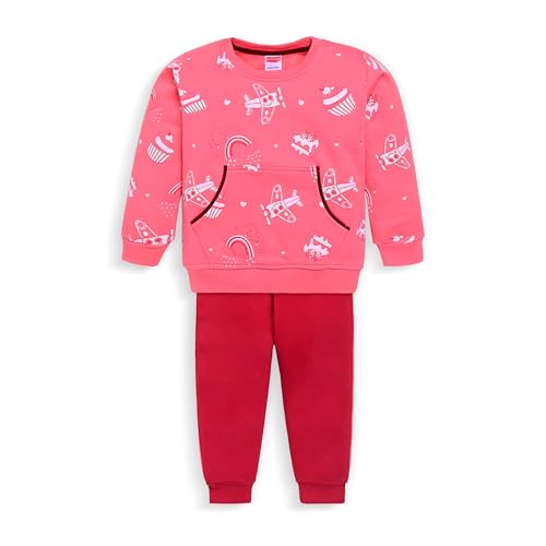 Image of LuvLap Baby Boys Full Sleeve Sweatshirt & Pyjama Set Pack of 1