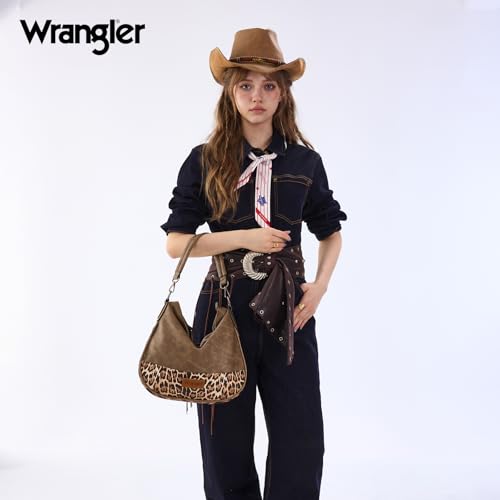 Image of Wrangler Hobo Bags Crossbody Bag for Women Shoulder Purse Handbags with Adjustable Strap