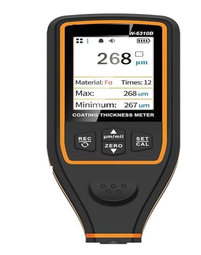 Thickness Gauge. SW-6310 A/B Coating Thickness Gauge Car Paint Digital Thickness Meter 1700um Automotive Coating Thickness Tester .Industrial(SW-6310B)