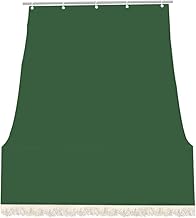 IlGruppone Tenda da sole tessuto resistente per balcone con anelli lavabile a caduta - Verde - 140x350 cm