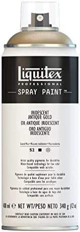 Liquitex Professional Spray Paint, 12-oz (400ml), Iridescent Antique Gold