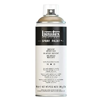 Liquitex 4450237 Professional Spray Paint 400 ml, Iridescent Antique Gold