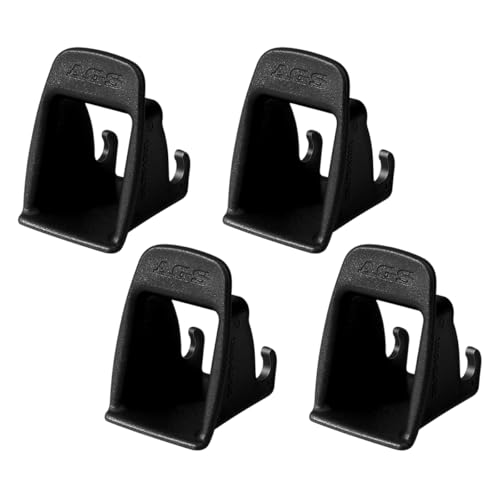ZNDAW 4 PCS ISOFIX Interface Belt Latch Guide, Car Seat ISOFIX Locater Fixed Guide Groove, Universal Automotive Seat Belt Buckle Bracket Connector for Safety, Car Accessories