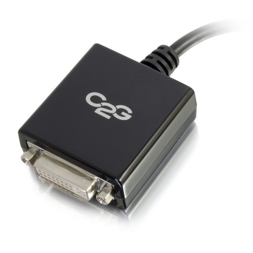 C2G/Cables To Go 54311 8In Mini Displayport Male To Single Link Dvi-D Female Adapter Converter - Black #TOP4