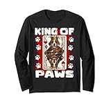 Photo Gallery carta da poker beagle king of paws & king of hearts beagle maglia a manica Photo Gallery carta da poker beagle king of paws & king of hearts beagle maglia a manica