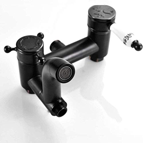 ZYDSN Set Nero Set retrò Colonna Doccia, Doccia