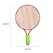 FytStycale 2 Pieces Tennis Rackets Kids Badminton Shuttlecocks Racquet Lightweight Toys Suitable for Beginner Parent Child Interaction Outdoor I, Orange