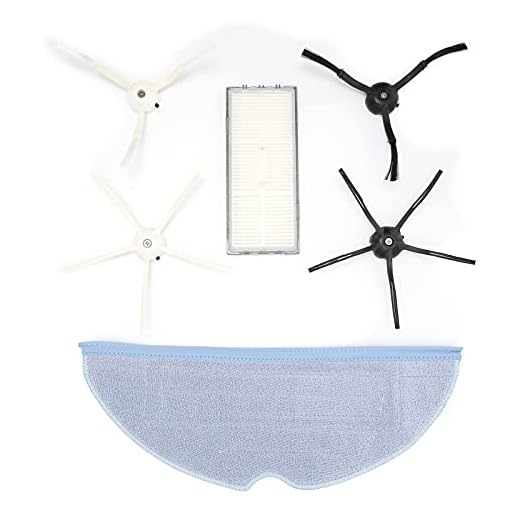 Escova Lateral Do Elemento Filtrante VTOSEN Esfregão De Limpeza Esfregão Lateral Para Robô De Varredura T7S - Peças De Reposição Para Aspirador De Robô T7s