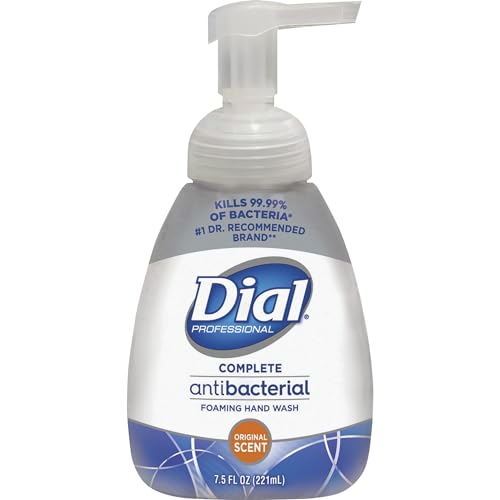Dial Complete Antibacterial Foaming Hand Wash, Coconut Water, 7.5 Fl Oz (Pack of 1)
