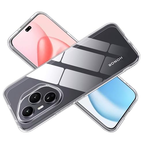 Foluu Cover trasparente per Honor 400 Pro – Custodia protettiva sottile in silic