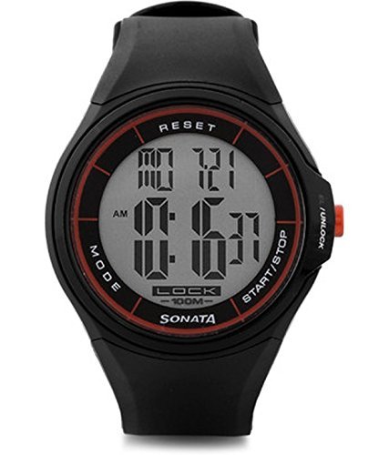 SF Digital Dial Plastic Strap Watch for Men-NP7992PP01 (B00GWWIAMK) Amazon Price History, Amazon Price Tracker