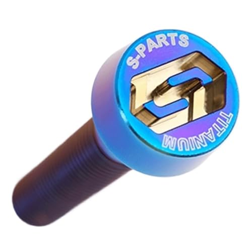 1 PC Varisou �J���[ M6 x 20 25 30mm TC4 GR5 �`�^������ ����h�~�L���b�v�w�b�h�X�N�����[�{���g �I�[�g�o�C DIY�p(Golden,M6 L30-D11)