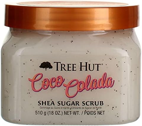 Tree Hut Sugar Body Scrub 18 Ounce Coco Colada (Pack of 2)