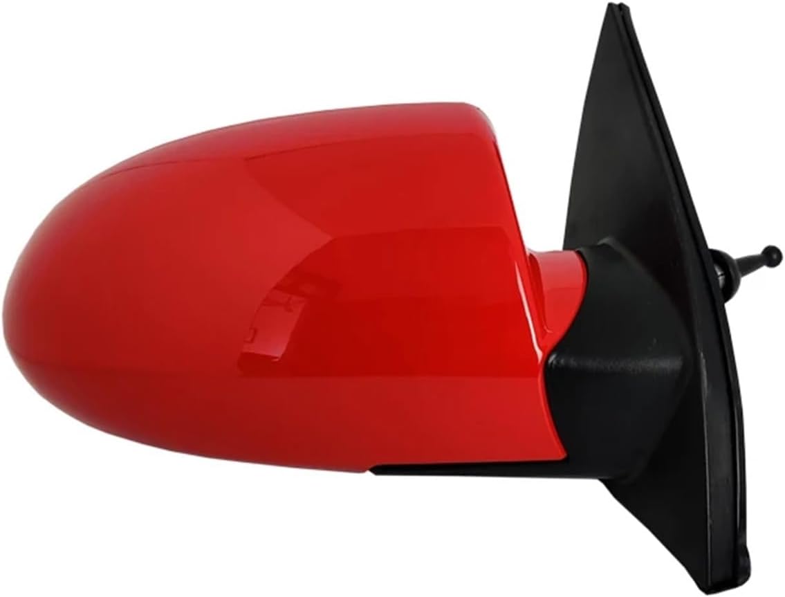 Compatible For Hyundai Accent 2006 2007 2008 2009 2010 2011 Car Door Rearview Mirror Assembly Outside Rearview Side Mirror Assembly(1PC Right White A) (1PC Left Black A)