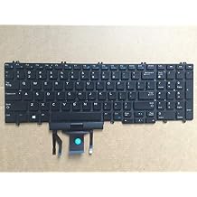 أصلي جديد لـ Dell Precision 7530 7540 7730 7740 0NMVF 00NMVF الكمبيوتر المحمول لوحة المفاتيح الأمريكية بدون إطار بإضاءة خلفية
