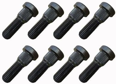 All States Wheel Stud Kit 8 Pack fits Case 40XT 60XT 70XT 75XT 85XT 90XT 95XT 410 420 430 435 440 445 450 465 450 87618650 338550A4 339428A3 fits Case IH 191048A2