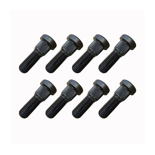 Wheel Stud Kit 8 Pack fits Case 40XT 60XT 70XT 75XT 85XT 90XT 95XT 410 420 430 435 440 445 450 465 450 87618650 338550A4 339428A3 fits Case IH 191048A2