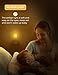 LOHAS Amber Night Light, Dimmable Plug in Yellow Night Light with Dusk to Dawn Sensor, Kids Night Lights for Bedroom, 5-80LM Suit for Nursery, Hallway, Stairway,Bedroom, Bathroom, 2Pack