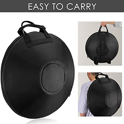 Handtrommel met 9 noten, SEAAN professionele handpan drum handmade, 22 inch 9-tint, gemakkelijk te dragen trommelpakket… - Image 6