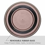 Loving Pets Bella Dog Bowls- Stainless Steel Dog & Cat Bowls - Spill Proof Dog Food Bowl, Cat Bowl, Puppy Essentials & Pet Supplies Great for Home & Travel (Small 10-20 lbs, Grape) - Image 3