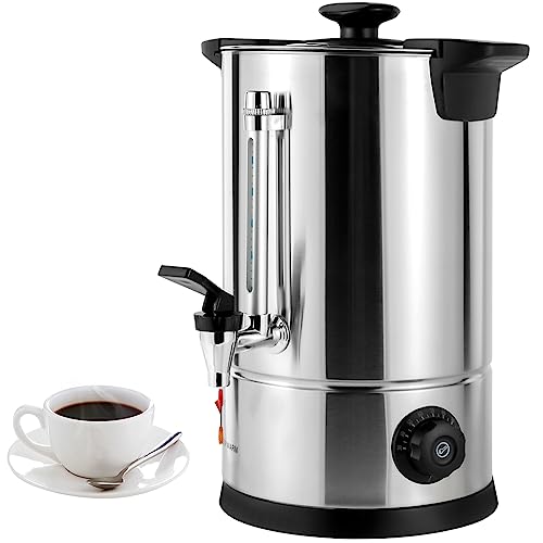 Commercial Grade Stainless Steel Coffee Maker Hot Water Urn for Catering,30-Cup 5 L,Automatic 30-Cup Coffee Urn,Coffee Dispenser,Coffee Urn Coffee Maker Hot Water Urn for Home,Party,Office,Wedding