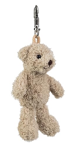 Schlüsselanhänger Plüsch Teddy Luca, Beige, Größe ca. 12 cm