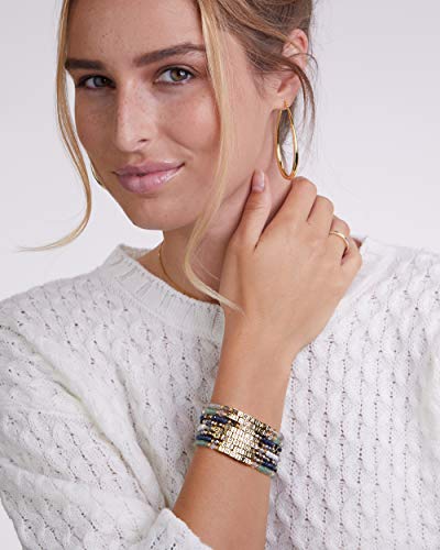 MILLA Oval Hoop Earrings - 14K Gold Plated, Rose Gold Plated and Sterling Silver Plated Hoop Earrings for Women - Hypoallergenic & Lightweight2