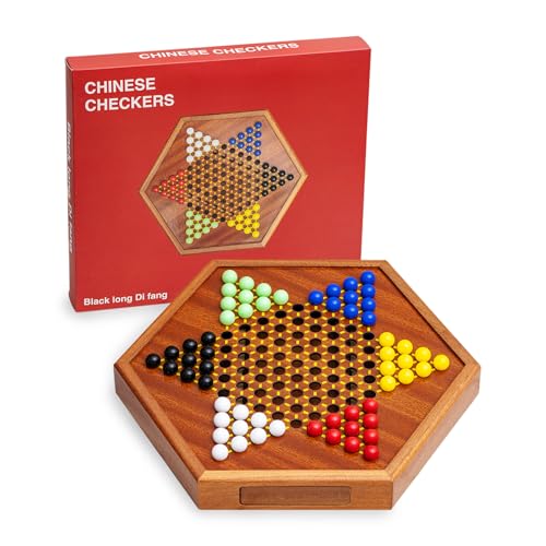 Juego de Mesa Damas Chinas de Madera con Cajón 32x28x4cm miniatura 1