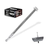 SUNKIN 40PCs Self Tapping Screws for Metal, Hex Head #12 x 3-1/2 Inch, Self Drilling for Thick Steel, Less Effort Installation, Long Lasting Anti Rust Coating