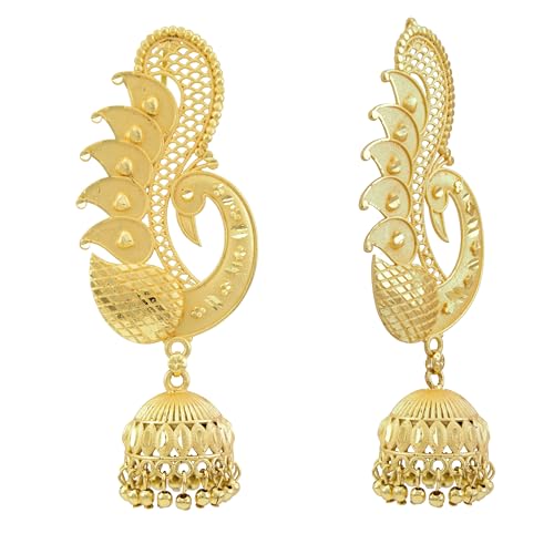 Image of JFL - Jewellery for Less Gold Plated Copper Earrings For Women