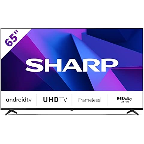 Sharp 65FN6EA - TV Android 65" 4K Ultra HD, Google Assistant, Dolby Vision, HDR10, DTS Virtual X Cover