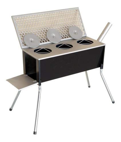 Fogão A Lenha 03 Bocas 2 Em 1: Fogão E Churrasqueira