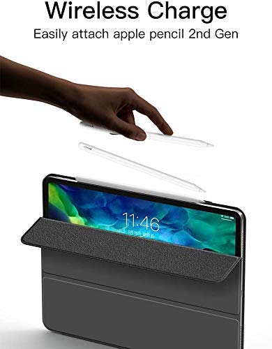 Image of ProElite for iPad Pro 11 Inch M4 /M5 2024 /2025 5th /6th Gen Case, iPad Pro 11 M4 /M5 2024 /2025 Folio Case, Convenient Magnetic Attachment, 2-Way Stand, Full Pencil 2 Support, Auto Sleep Wake, Black