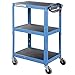 Global Industrial Steel Audio Visual & Instrument Cart Blue