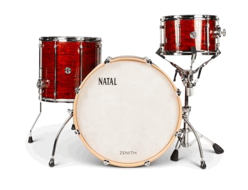 Natal KZN-TR-FBK Zenith Series 3 Piece Drum Set Shell Pack l 12