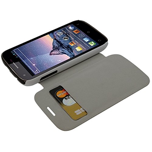 Housse Rabat Wiko Cink Peax 2 - Porte-Cartes Intégré - Marron