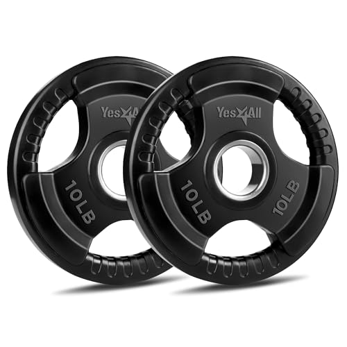 Yes4All Rubber Coated Weight Plate