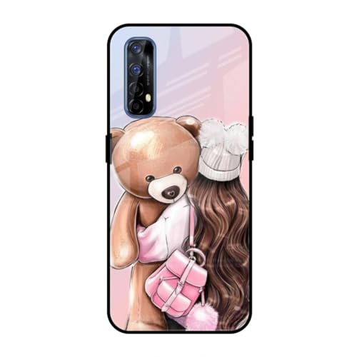 Image of SmashItUp Teddy | Cartoon Designer Printed TPU Metal Case Mobile Back Cover for Realme 7