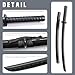 RTCT Polypropylene Training Katana Sword high Toughness Cosplay, Shooting Props,The Set Includes a Belt and Knife Holder for The Long and Short Dual Knives.
