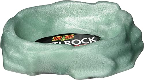 Zoo Med Reptile Rock Water Dish [Set of 2] Size: Medium (6' H x 5.5' W x 5.5