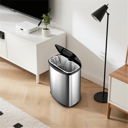 Caneca de Basura Sensor Automático Acero Inoxidable 3 Gal miniatura 6