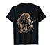 Blowing Wishes Funny Bigfoot Blowing Dandelion Vintage Art T-Shirt