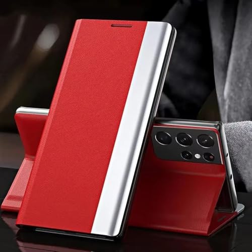 Samsung�p Galaxy S25 S24 S23 S22 S21 S20 Ultra Plus S23 S21 S24 FE Note 20 Ultra 10 Plus �X�^���h�J�o�[�p�������U�[�t���b�v�P�[�X�A���b�h�ANote 10 Plus�p