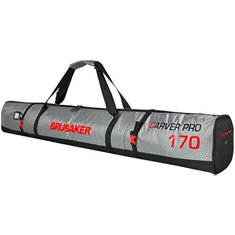 Brubaker Skitasche Carver Tec Pro Silber Rot Cover